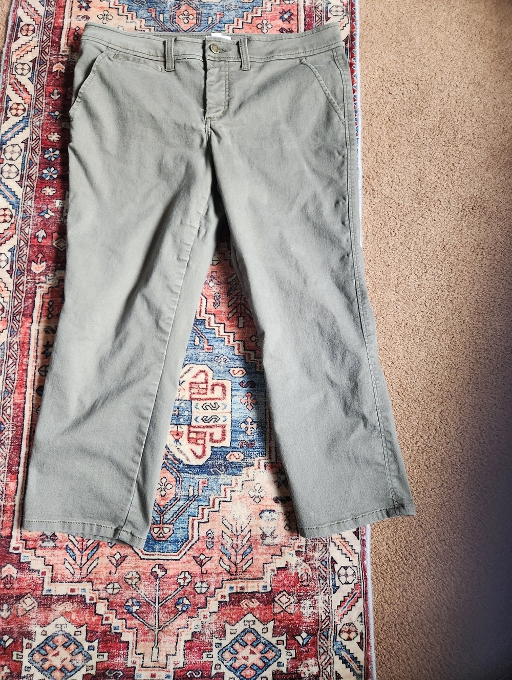 Market and Spruce Sage Green casual pants size 14